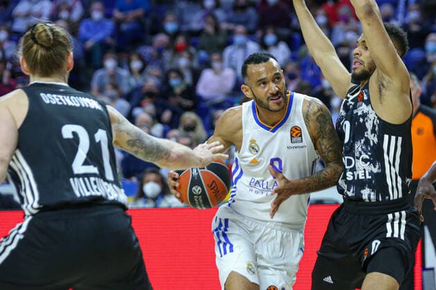 17th March 2022 Wizink Center Madrid, Spain Turkish Airlines Euroleague Basketball Spain, Real Madrid vs LDLC Asvel Villeurbanne Adam Hanga Madrid Madrid Madrid Spain Basketball Copyright: xAlbaxPachecox xAgenciaxLOFx
