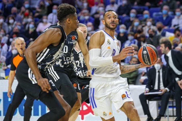 17th March 2022 Wizink Center Madrid, Spain Turkish Airlines Euroleague Basketball Spain, Real Madrid vs LDLC Asvel Villeurbanne Adam Hanga Madrid Madrid Madrid Spain Basketball Copyright: xAlbaxPachecox xAgenciaxLOFx