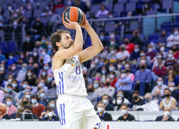 17th March 2022 Wizink Center Madrid, Spain Turkish Airlines Euroleague Basketball Spain, Real Madrid vs LDLC Asvel Villeurbanne Sergio Llull Madrid Madrid Madrid Spain Basketball Copyright: xAlbaxPachecox xAgenciaxLOFx