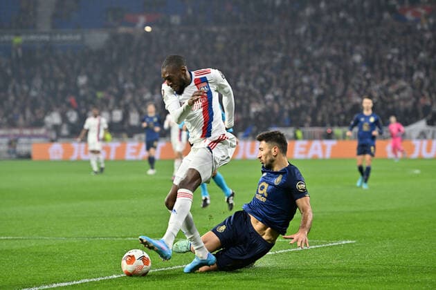 Karl Toko Ekambi (lyon) FOOTBALL: Olympique Lyonnais vs FC Porto - Ligue Europa - 17 03 2022 FredericChambert Panoramic 