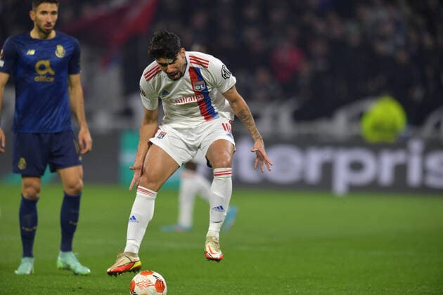 Lucas Paqueta (lyon) FOOTBALL: Olympique Lyonnais vs FC Porto - Ligue Europa - 17 03 2022 FredericChambert Panoramic 