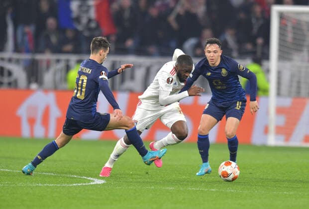Tanguy Ndombele (lyon) FOOTBALL: Olympique Lyonnais vs FC Porto - Ligue Europa - 17 03 2022 FredericChambert Panoramic 