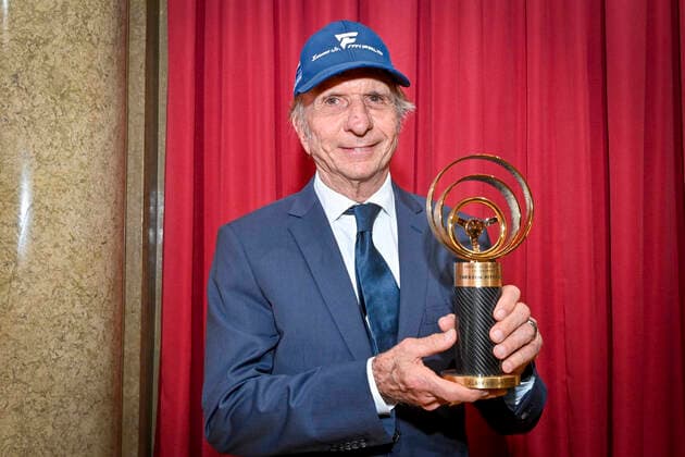 Bilder des Jahres 2022, Sport 03 März Sport Themen der Woche KW11 Former World champion of Formula 1 Emerson Fittipaldi of Brazil, received Golden Steering Wheel Lifetime Achievement Award, on March 17, 2022, in Prague, Czech Republic. (CTKxPhoto VitxSimanek) CTKPhotoP2022031709213  VIS 003