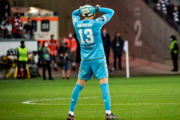 UEFA Europa League, Eintracht Frankfurt vs Real Betis Sevilla, Frankfurt, Deutsche Bank Park, 17 3 2022 Rui Silva Real Betis Sevilla 13 , Eintracht Frankfurt vs Real Betis Sevilla, Frankfurt, Deutsche Bank Park, 17 3 2022 Copyright: xBEAUTIFULxSPORTS Gawlikx