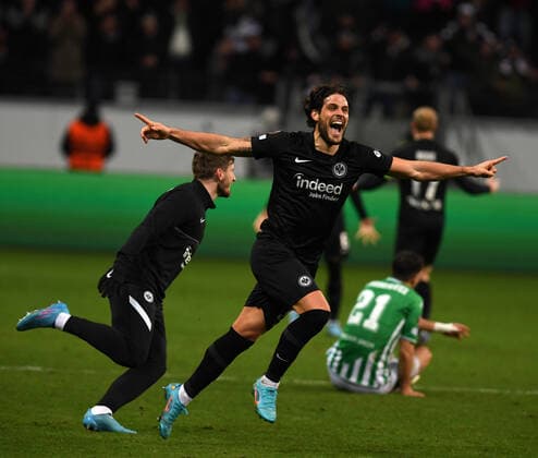 Goncalo Paciencia photographed on 17 3 22 in Frankfurt at the soccer Europa League match Eintracht Frankfurt vs Betis Sevilla DFL DFB REGULATIONS PROHIBIT ANY USE OF PHOTOGRAPHS as IMAGE SEQUENCES and or QUASI VIDEO