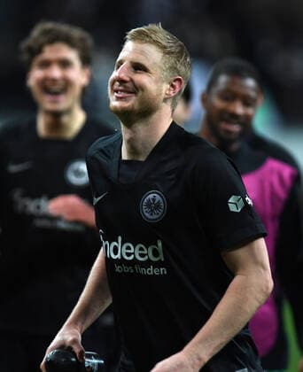 Martin Hinteregger photographed on 17 3 22 in Frankfurt at the soccer Europa League match Eintracht Frankfurt vs Betis Sevilla DFL DFB REGULATIONS PROHIBIT ANY USE OF PHOTOGRAPHS as IMAGE SEQUENCES and or QUASI VIDEO