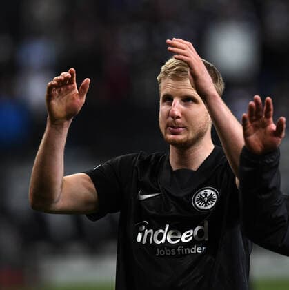 Martin Hinteregger photographed on 17 3 22 in Frankfurt at the soccer Europa League match Eintracht Frankfurt vs Betis Sevilla DFL DFB REGULATIONS PROHIBIT ANY USE OF PHOTOGRAPHS as IMAGE SEQUENCES and or QUASI VIDEO