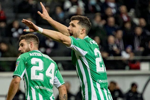 UEFA Europa League, Eintracht Frankfurt vs Real Betis Sevilla, Frankfurt, Deutsche Bank Park, 17 3 2022 Guido Rodriguez Real Betis Sevilla 21 , Eintracht Frankfurt vs Real Betis Sevilla, Frankfurt, Deutsche Bank Park, 18 3 2022 Copyright: xBEAUTIFULxSPORTS Gawlikx