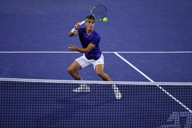 Carlos Alcaraz TENNIS : BNP Paribas Open 2022 - 17 03 2023 AntoineCouvercelle Panoramic 
