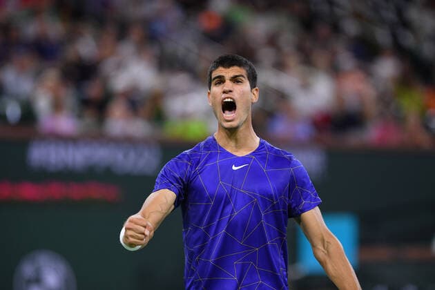 Carlos Alcaraz TENNIS : BNP Paribas Open 2022 - 17 03 2023 AntoineCouvercelle Panoramic 
