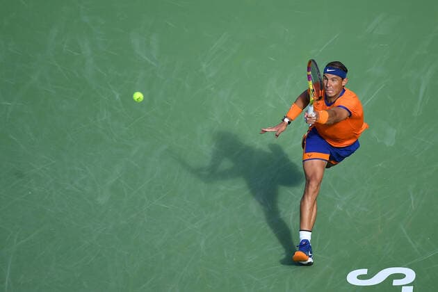 Rafael Nadal (Esp) TENNIS : BNP Paribas Open 2022 - 17 03 2023 AntoineCouvercelle Panoramic 