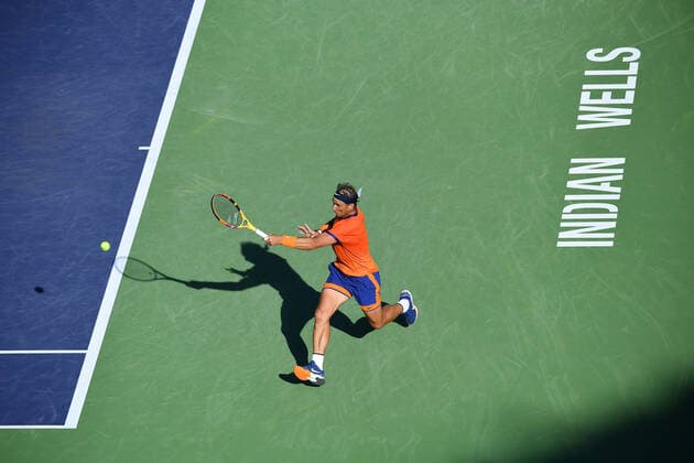 Rafael Nadal (Esp) TENNIS : BNP Paribas Open 2022 - 17 03 2023 AntoineCouvercelle Panoramic 