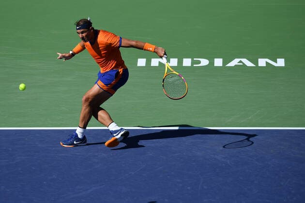 Rafael Nadal (Esp) TENNIS : BNP Paribas Open 2022 - 17 03 2023 AntoineCouvercelle Panoramic 