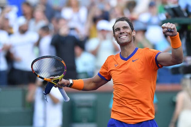Rafael Nadal (Esp) TENNIS : BNP Paribas Open 2022 - 17 03 2023 AntoineCouvercelle Panoramic 