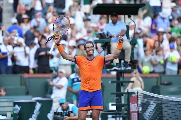 Rafael Nadal (Esp) TENNIS : BNP Paribas Open 2022 - 17 03 2023 AntoineCouvercelle Panoramic 