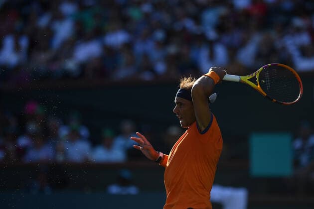 Rafael Nadal (Esp) TENNIS : BNP Paribas Open 2022 - 17 03 2023 AntoineCouvercelle Panoramic 