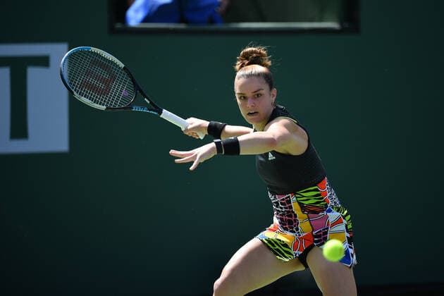 Maria Sakkari (Gre) TENNIS : BNP Paribas Open 2022 - 17 03 2023 AntoineCouvercelle Panoramic 