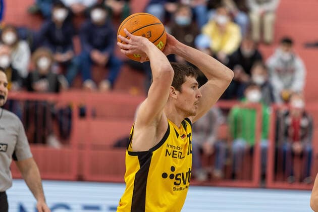 Till Joenke Tigers Tuebingen, 26 Tigers Tuebingen vs Ehingen Urspring, 2 Basketball Bundesliga, Pro A, Barmer 2 Basketball, 22 Spieltag , Spielzeit 2021 2022, 17 03 2022 Tigers Tuebingen vs Ehingen Urspring, 2 Basketball Bundesliga, Pro A, Barmer 2 Basketball, 22 Spieltag , Spielzeit 2021 2022, 17 03 2022 Tuebingen Copyright: xNinaxSanderx xEibnerxPressefotox EP_NSR