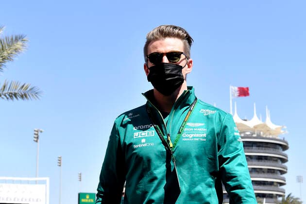 HUELKENBERG Nico F1 Team Aston Martin FIA F1 season 2022 GP Bahrain 1 day on 18 03 2022 Bahrain International Circuit