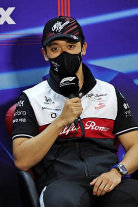 ZHOU Guanyu (chi), Alfa Romeo F1 Team ORLEN C42, portrait press conference, PK, Pressekonferenz during the Formula 1 Gulf Air Bahrain Grand Prix 2022, 1st round of the 2022 FIA Formula One World Championship, WM, Weltmeisterschaft on the Bahrain International Circuit, from March 18 to 20, 2022 in Sakhir, Bahrain - F1 - BAHRAIN GRAND PRIX 2022 DPPI Panoramic 016A3876