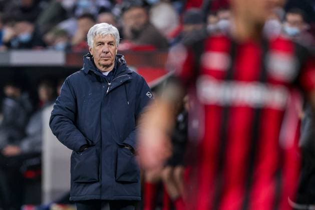 17 03 2022, Football, 2021 2022 season, UEFA Europa League, Round of 16, Second leg, Round 2 2, Bayer Leverkusen Atalanta Bergamo, Head coach Gian Piero Gasperini Atalanta Bergamo , Photo Dennis Ewert RHR PHOTO xRHR PHOTO DEx