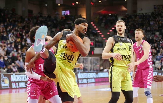 Telekom Baskets Bonn vs Terry Allen medi bayreuth easyCredit BBL 1 Bundesliga , 2021 2022 season , Main round 26 matchday