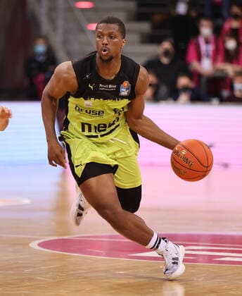 Bonn, Germany 18 03 2022, Telekom Dome, Basketball Bundesliga, 26 Matchday, BBL, Telekom Baskets Bonn vs Medi Bayreuth, Cameron Wells Bayreuth
