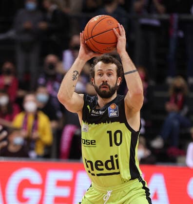 Bonn, Germany 18 03 2022, Telekom Dome, Basketball Bundesliga, 26 Matchday, BBL, Telekom Baskets Bonn vs Medi Bayreuth, Bastian Doreth Bayreuth