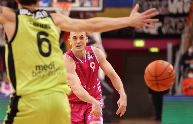Bonn, Germany 18 03 2022, Telekom Dome, Basketball Bundesliga, 26 Matchday, BBL, Telekom Baskets Bonn vs Medi Bayreuth, Karsten Tadda Bonn