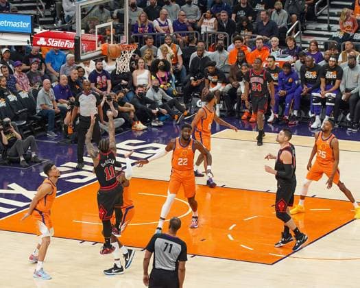 Basketball, NBA, Phoenix Suns - Chicago Bulls