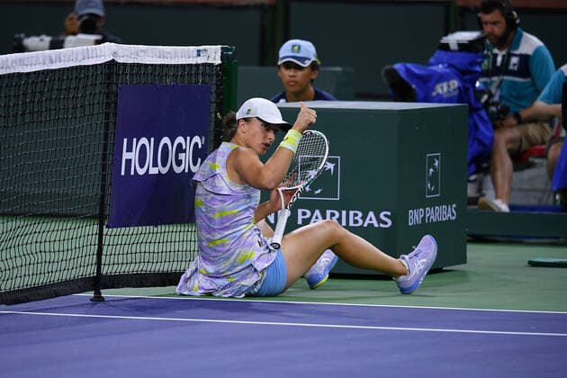 Iga Swiatek TENNIS : BNP Paribas Open 2022 - 18 03 2023 AntoineCouvercelle Panoramic 