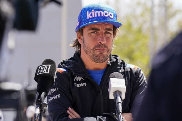 FORMULA 1 GULF AIR BAHRAIN GP 2022, 18 03 2022 Bahrain International Circuit, Sakhir, Bahrain on 18 March 2022 Fernando Alonso 14 (SPA), Alpine A522 portrait during the FORMULA 1 GULF AIR BAHRAIN GP 2022, Eleanor Hoad Editorial Use Only Copyright: xEleanorxHoadx ESM-0405-0035