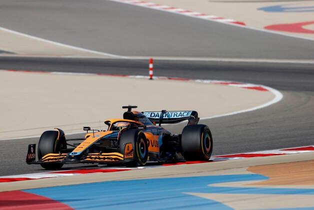 3 Daniel Ricciardo AUS, McLaren F1 Team , F1 Grand Prix of Bahrain at Bahrain International Circuit on March 19, 2022 in Sakhir, Bahrain Photo by HOCH ZWEI Sakhir Bahrain