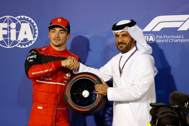 16 Charles Leclerc MCO, Scuderia Ferrari , F1 Grand Prix of Bahrain at Bahrain International Circuit on March 19, 2022 in Sakhir, Bahrain Photo by HOCH ZWEI Sakhir Bahrain