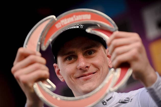 Bilder des Jahres 2022, Sport 03 März Sport Themen der Woche KW11 Sport Bilder des Tages Photo LaPresse - Marco Alpozzi March 19, 2022 Sanremo ( Italy ) Cycling 113 Edition Milano-Sanremo - from Milan to Sanremo - 182 mile In the pic: Matej Mohoric (Bahrain Victorious) winner  Copyright: xMarcoxAlpozzi LaPressex