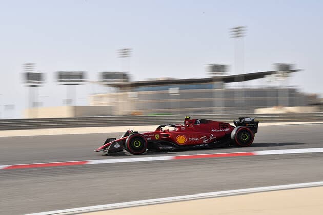19 03 2022, Bahrain International Circuit, Sakhir, Formula 1 in Bahrain 2022 , in picture Carlos Sainz Jr ESP , Scuderia Ferrari Photo EU Images Sakhir Bahrain International Circuit Bahrain  eu-images-506