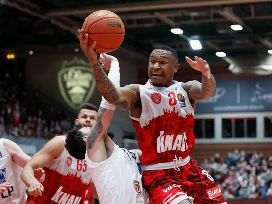 19 03 2022, Basketball, BBL, s Oliver Wuerzburg MLP Academics Heidelberg, GER, Wuerzburg, tectake Arena picture v li Jordan Geist MLP Academics Heidelberg vs Charles Callison s Oliver Wuerzburg Copyright: HMBxMedia xHeikoxBecker
