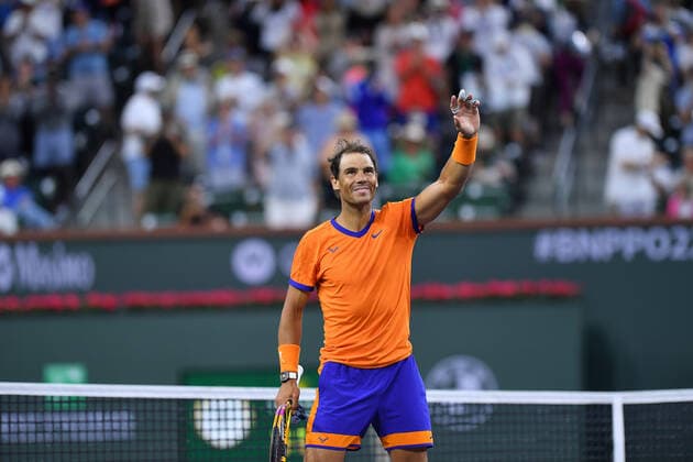 Rafael Nadal (Esp) TENNIS : BNP Paribas Open 2022 - 19 03 2023 AntoineCouvercelle Panoramic 