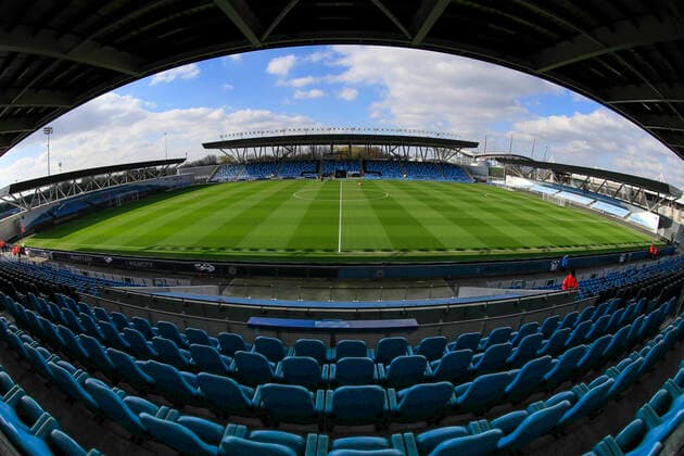 Vitality Women s FA Cup Quarter Final Manchester City Women vs Everton Women Interior view of the Manchester City Academy stadium Manchester Etihad Campus Greater Manchester United, ManU Kingdom Copyright: xConorxMolloy NewsxImagesx