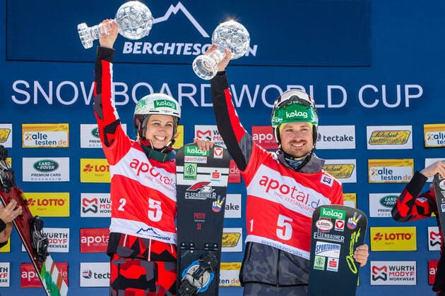 Snowboard, WC Berchtesgaden, Mixed Team Competition, Award Ceremony