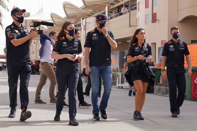 FORMULA 1 GULF AIR BAHRAIN GRAND PRIX 2022, 20 03 2022 Bahrain International Circuit, Sakhir, Bahrain on 20 March 2022 Max Verstappen 1 (NED), HONDA Red Bull Racing RB18 during the FORMULA 1 GULF AIR BAHRAIN GRAND PRIX 2022, Eleanor Hoad Editorial Use Only Copyright: xEleanorxHoadx ESM-0411-0005