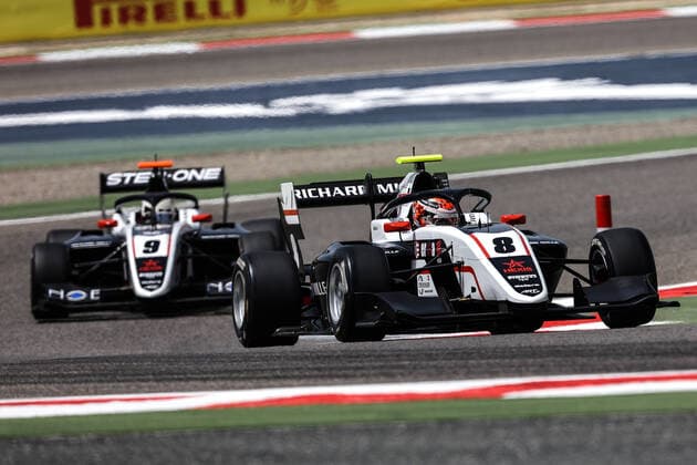08 SAUCY GrÃ goire (swi), ART Grand Prix, Dallara F3, action during the 1st round of the 2022 FIA Formula 3 Championship from March 18 to 20, 2022 on the Bahrain International Circuit, in Sakhir, Bahrain - AUTO - FORMULA 3 2022 - BAHRAIN DPPI Panoramic  BAH_GP_DL-9913