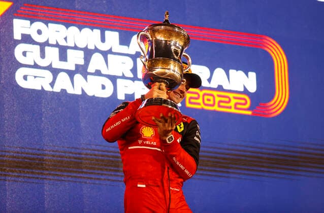 16 Charles Leclerc MCO, Scuderia Ferrari , F1 Grand Prix of Bahrain at Bahrain International Circuit on March 20, 2022 in Sakhir, Bahrain Photo by HOCH ZWEI Sakhir Bahrain