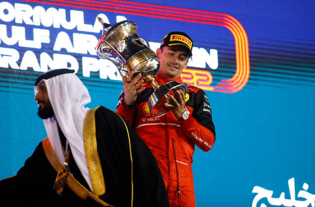 16 Charles Leclerc MCO, Scuderia Ferrari , F1 Grand Prix of Bahrain at Bahrain International Circuit on March 20, 2022 in Sakhir, Bahrain Photo by HOCH ZWEI Sakhir Bahrain