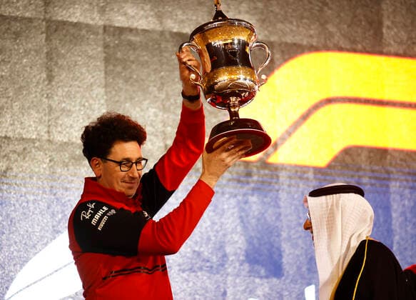 Mattia Binotto ITA, Scuderia Ferrari , F1 Grand Prix of Bahrain at Bahrain International Circuit on March 20, 2022 in Sakhir, Bahrain Photo by HOCH ZWEI Sakhir Bahrain
