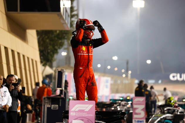 16 Charles Leclerc MCO, Scuderia Ferrari , F1 Grand Prix of Bahrain at Bahrain International Circuit on March 20, 2022 in Sakhir, Bahrain Photo by HOCH ZWEI Sakhir Bahrain