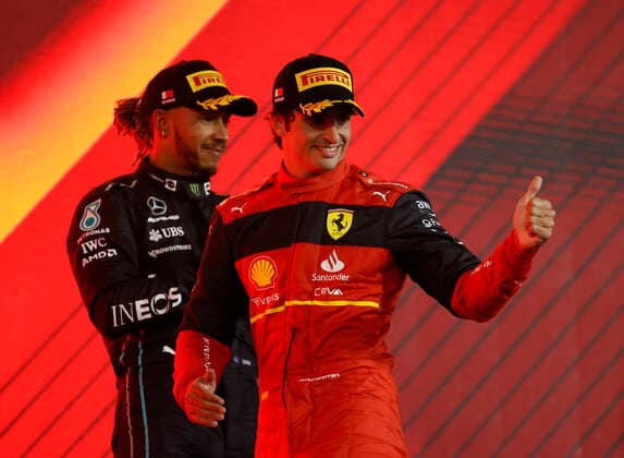 55 Carlos Sainz ESP, Scuderia Ferrari , F1 Grand Prix of Bahrain at Bahrain International Circuit on March 20, 2022 in Sakhir, Bahrain Photo by HOCH ZWEI Sakhir Bahrain
