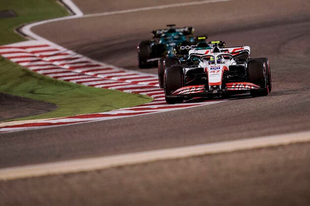 March 20, 2022, Sakhir, Bahrain: MICK SCHUMACHER of Germany and Haas F1 Team drives during the 2022 FIA Formula 1 Bahrain Grand Prix at Bahrain International Circuit in Sakhir, Bahrain. Sakhir Bahrain - ZUMAg147 20220320_zap_g147_012 Copyright: xJamesxGasperottix