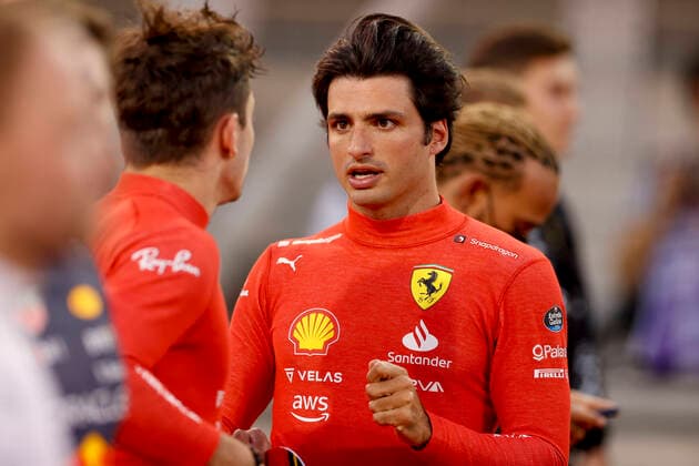 55 Carlos Sainz ESP, Scuderia Ferrari , F1 Grand Prix of Bahrain at Bahrain International Circuit on March 20, 2022 in Sakhir, Bahrain Photo by HOCH ZWEI Sakhir Bahrain