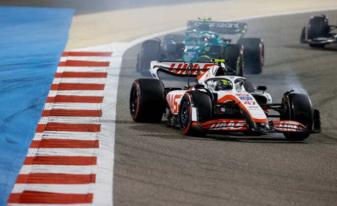 47 Mick Schumacher DEU, Haas F1 Team , F1 Grand Prix of Bahrain at Bahrain International Circuit on March 20, 2022 in Sakhir, Bahrain Photo by HOCH ZWEI Sakhir Bahrain